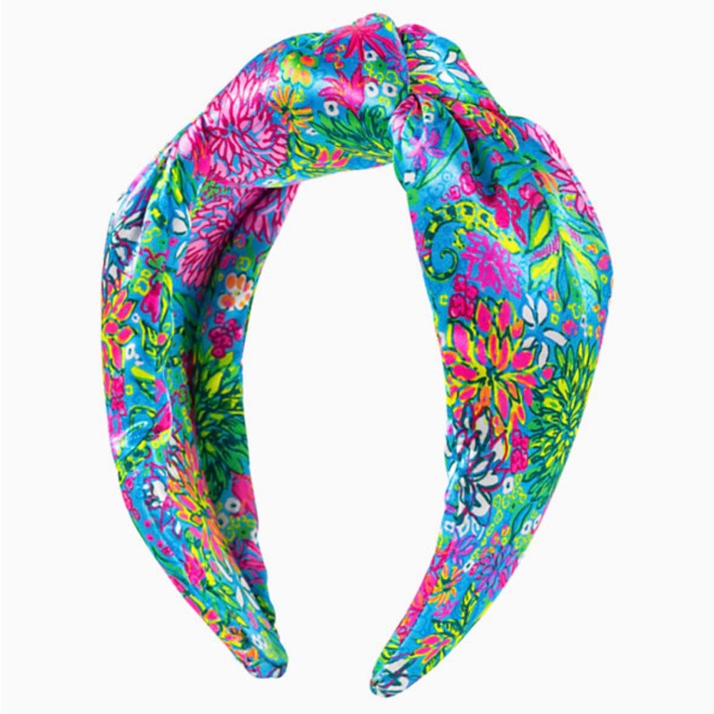 Lilly Pulitzer Headband in Seabreeze Blue Walking On Sunshine